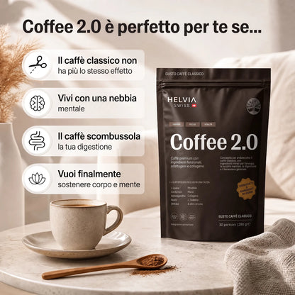 Coffee 2.0 — Caffè ai Funghi Funzionali HELVIA SWISS