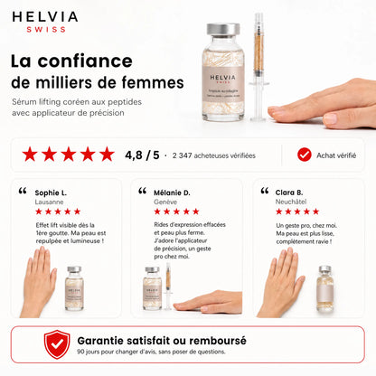 Sérum Liftant Peptides de Soie HELVIA SWISS