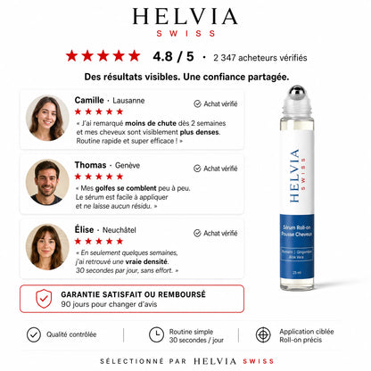 Sérum Roll-On Repousse Capillaire HELVIA SWISS