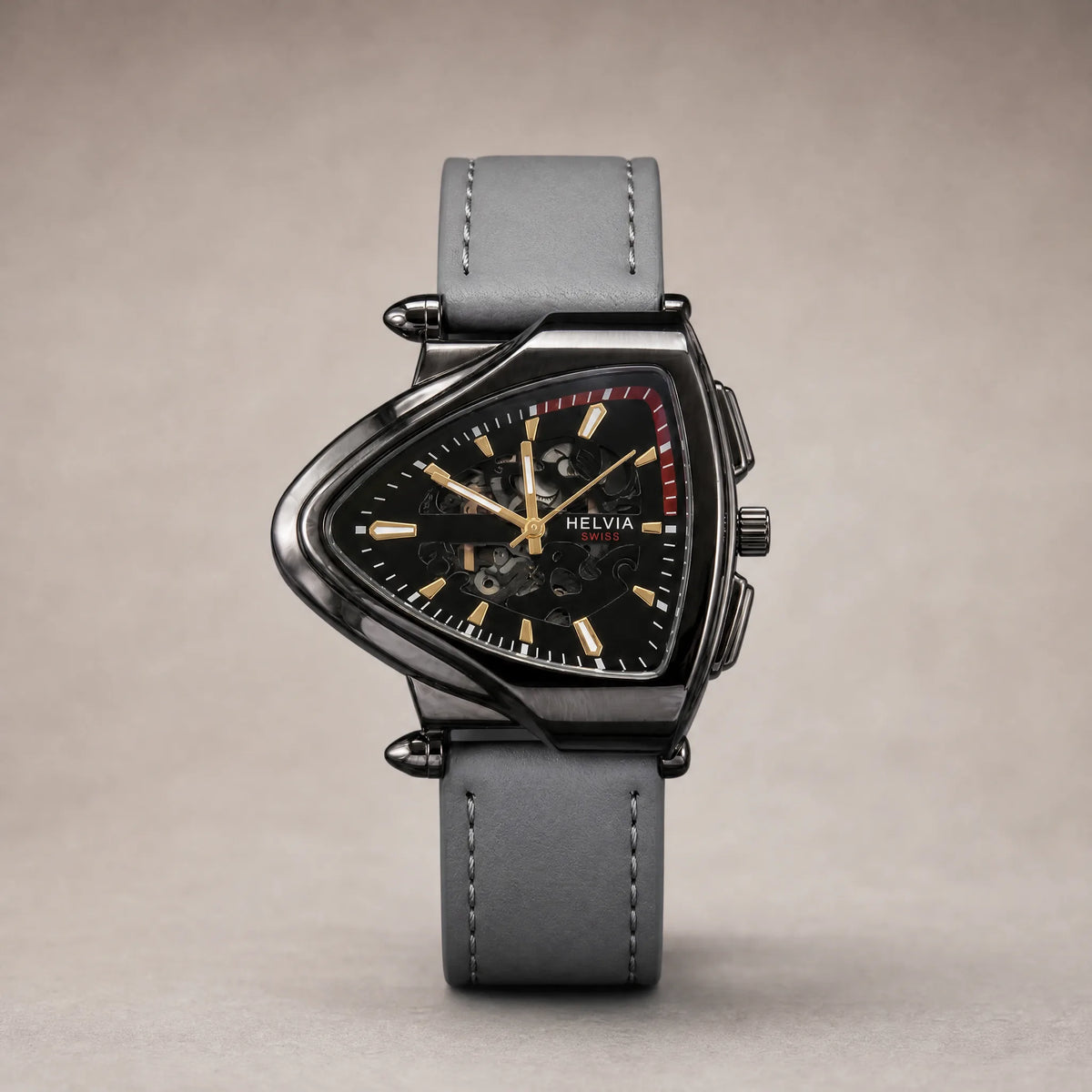 Orologio Solstice Pelle Triangolo HELVIA SWISS