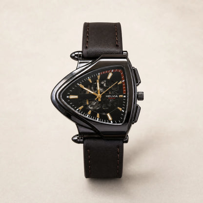 Orologio Solstice Pelle Triangolo HELVIA SWISS